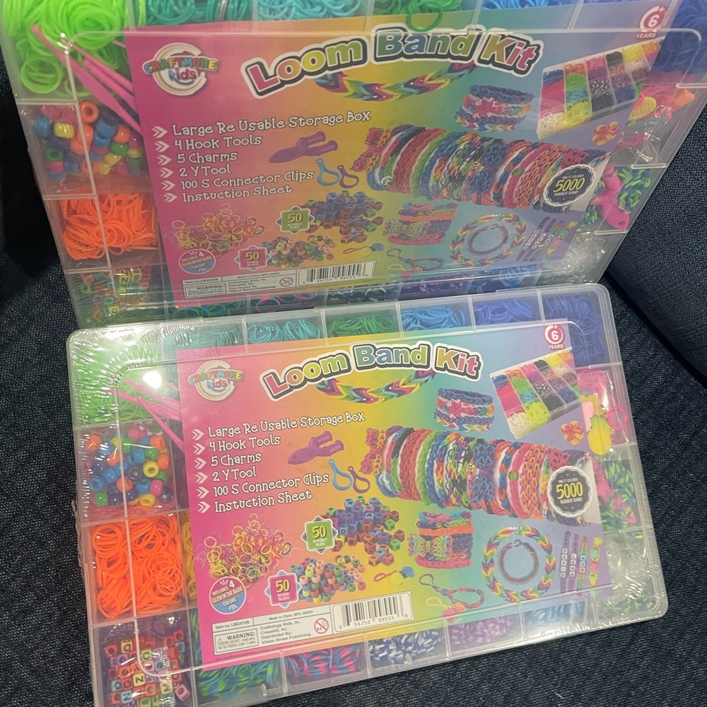 (2) Loom Band Kit /Colorful Kit for Kids NO OFFER PLEASE